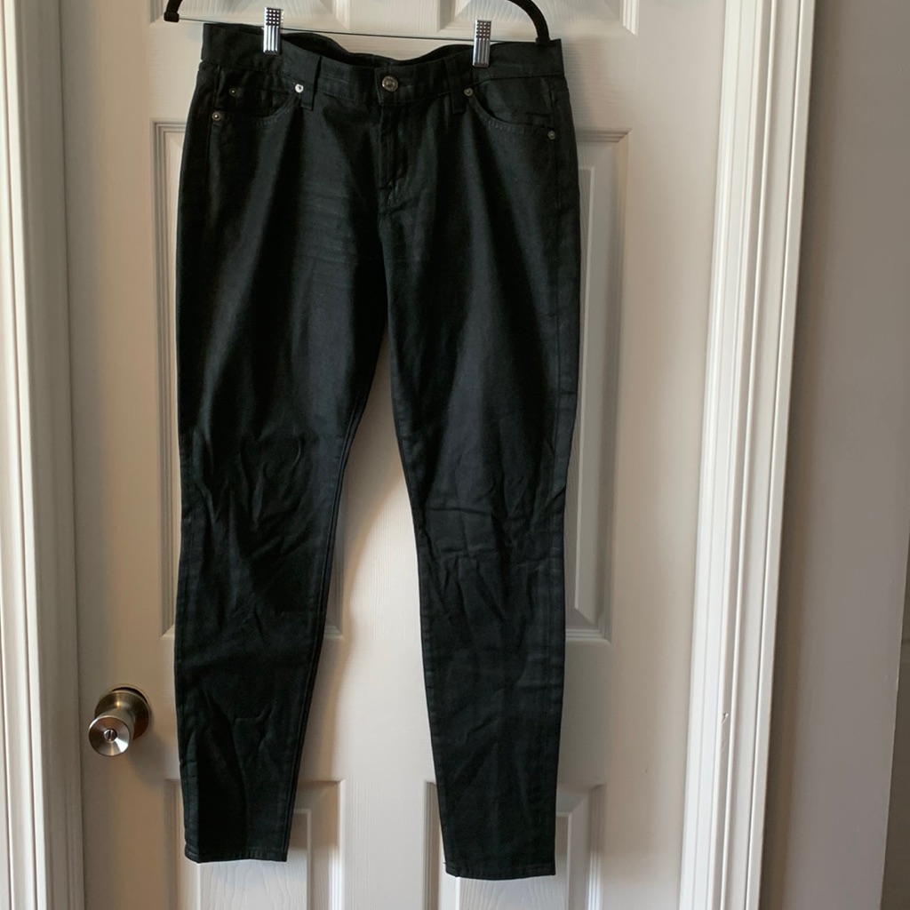 7 For All Mankind Black Jeans - Very Nice ! No Flaws And Easy To Dress Up.